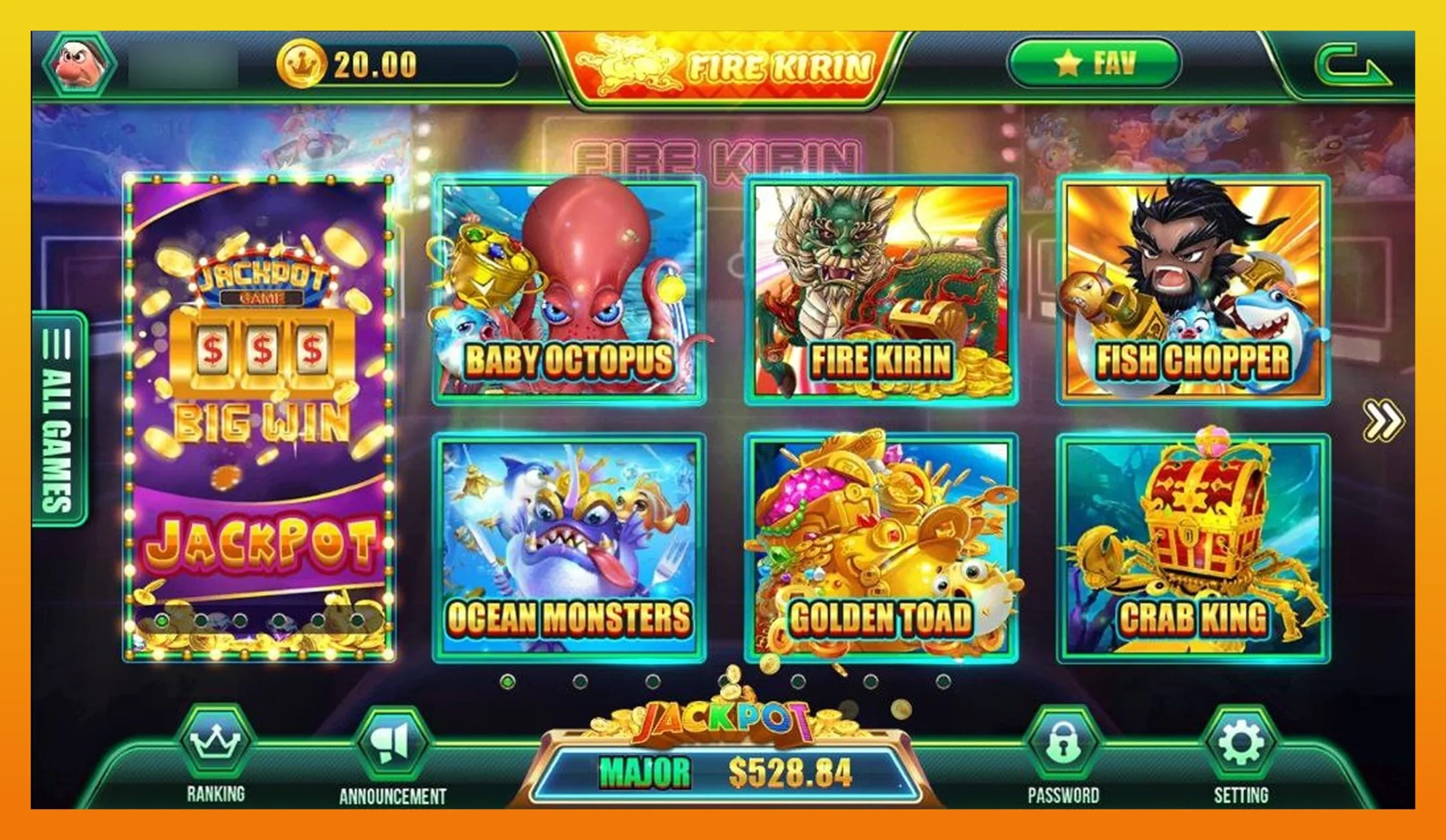 What Slot Games Are Available In Fire Kirin? 